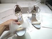 Jimmy Choo Averly 100 Asymmetric Sandals White - 2