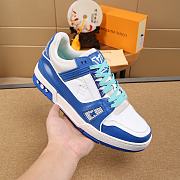 Louis Vuitton LV Trainer Sneaker Low Blue - 2