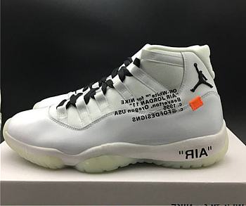 Off- White Air Jordan 11 All White 