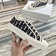 Dior Walk'n'Dior Sneaker Deep Blue Dior Oblique Embroidered Cotton KCK211OBE_S56B - 6