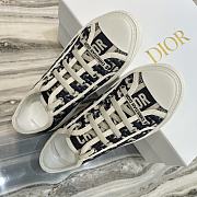 Dior Walk'n'Dior Sneaker Deep Blue Dior Oblique Embroidered Cotton KCK211OBE_S56B - 5