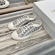 Dior Walk'n'Dior Sneaker Deep Gray Dior Oblique Embroidered Cotton KCK211OBE_S33G - 2