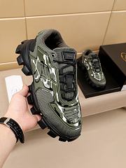 Prada Cloudbust Thunder Army Green Sneakers - 6