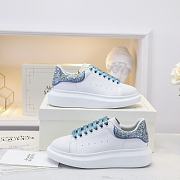 Alexander MC Queen Oversized Blue White Glitter - 6