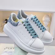 Alexander MC Queen Oversized Blue White Glitter - 2