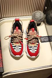 Versace Chain Reaction Trainers Red Black - 5