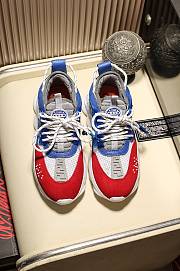 Versace Chain Reaction Trainers Blue Red - 3