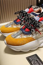 Versace Chain Reaction Trainers White  Yellow - 2