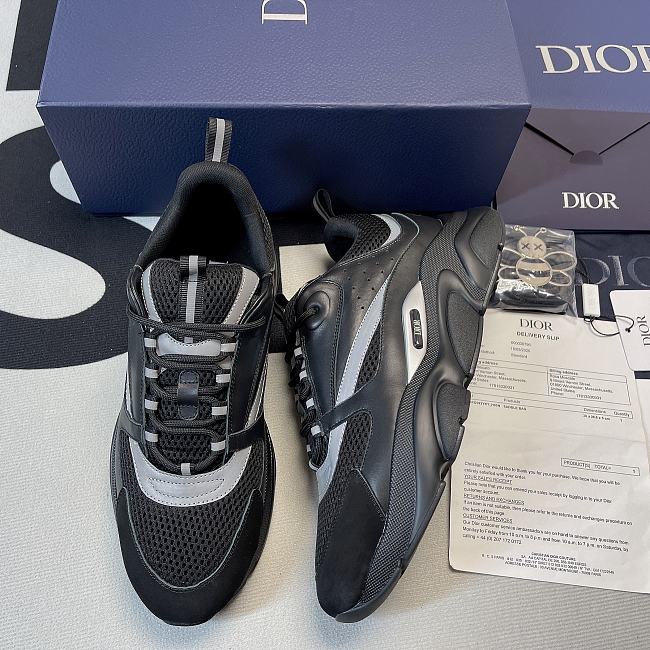 Dior B22 Sneaker Black Reflective 3SN231ZNG_H969 - Hishow.ru