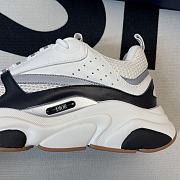 Dior B22 Sneaker Gray Technical Mesh with White and Black 3SN231YKB_H968 - 2