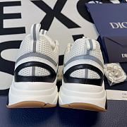 Dior B22 Sneaker Gray Technical Mesh with White and Black 3SN231YKB_H968 - 5