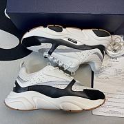 Dior B22 Sneaker Gray Technical Mesh with White and Black 3SN231YKB_H968 - 6