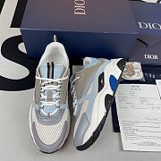 Dior B22 Sneaker White and Blue 3SN231YXX_H865 - 1