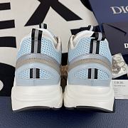 Dior B22 Sneaker White and Blue 3SN231YXX_H865 - 6
