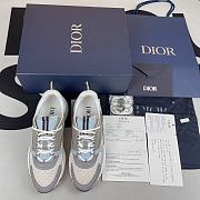 Dior B22 Sneaker White and Blue 3SN231YXX_H865 - 4