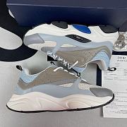Dior B22 Sneaker White and Blue 3SN231YXX_H865 - 3