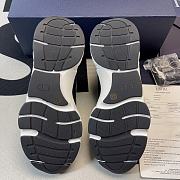 Dior B22 Sneaker White and Blue with Deep Green 3SN231YKC_H565 - 2