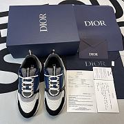 Dior B22 Sneaker White and Gray Blue 3SN231YUL_H569 - 3