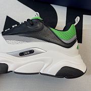 Dior B22 Sneaker White and Green with Black 3SN231YKA_H066 - 5