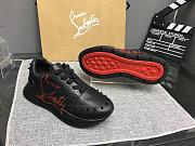 Christian Louboutin Black Red-Runner - 3