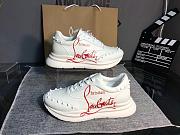 Christian Louboutin White Red-Runner - 5