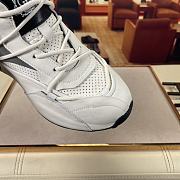 Gucci Rhyton Sneaker With Cut-Out White Black - 6