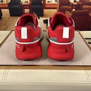Gucci Rhyton Sneaker With Cut-Out White Red - 6