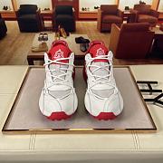 Gucci Rhyton Sneaker With Cut-Out White Red - 5