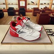 Gucci Rhyton Sneaker With Cut-Out White Red - 2