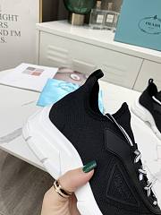 Prada Knit Sneakers Black - 6