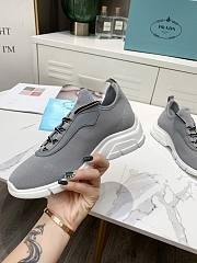 Prada Knit Sneakers Grey - 3