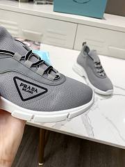 Prada Knit Sneakers Grey - 5