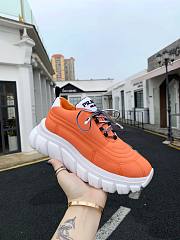 Prada Rush Gabardine Re-Nylon Sneakers Orange - 3