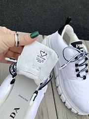Prada Rush Gabardine Re-Nylon Sneakers White - 6