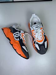 Dolce & Gabbana Logo-Patch Low-Top Sneakers Orange - 5