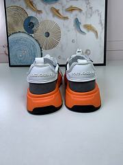 Dolce & Gabbana Logo-Patch Low-Top Sneakers Orange - 6