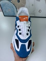 Dolce & Gabbana Logo-Patch Low-Top Sneakers White Blue - 6