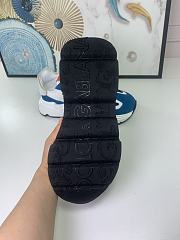 Dolce & Gabbana Logo-Patch Low-Top Sneakers White Blue - 5
