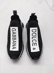 Dolce & Gabbana Sorrento Slip-on Sneakers Black CK1644AZ144 - 3