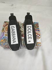 Dolce & Gabbana Sorrento Slip-on Sneakers Black CK1644AZ144 - 5
