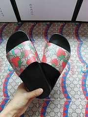 Gucci Strawberry Slide Sandal - 6