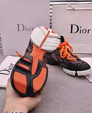 Dior D-Connect Sneaker Black Pattern Orange - 5