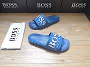 Boss Italian-Made Logo Slides Blue 50425152 - 3