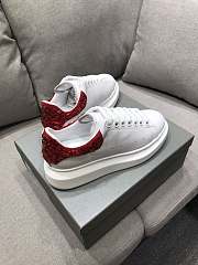 Alexander McQueen Oversized Ivory Red Gemstones - 5