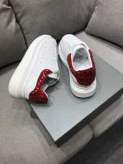 Alexander McQueen Oversized Ivory Red Gemstones - 3