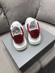 Alexander McQueen Oversized Ivory Red Gemstones - 2