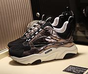Dior B22 Sneaker Black Technical Mesh Patent - 1