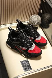 Dior B22 Sneaker Red Black Technical Mesh - 5