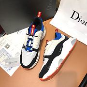 Dior B22 Sneaker Blue and White Technical Mesh - 3