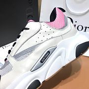 Dior B22 Sneaker Pink and White Technical Mesh 3SN231YKB_H069 - 5